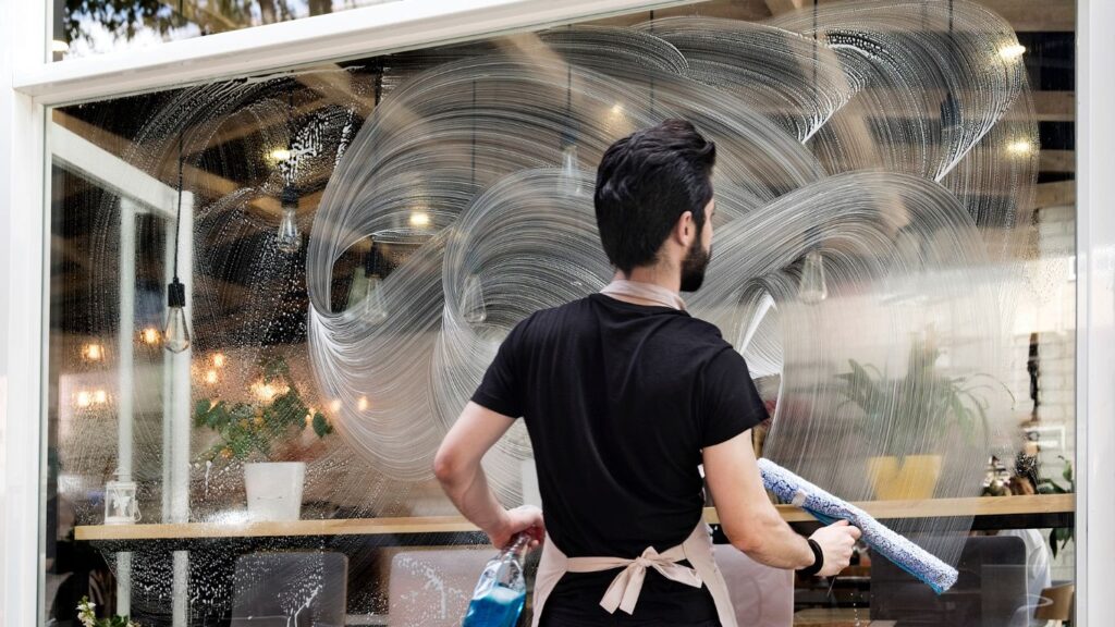 commercial exterior window cleaning in rock hill, sc