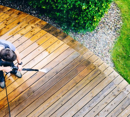 pressure washing